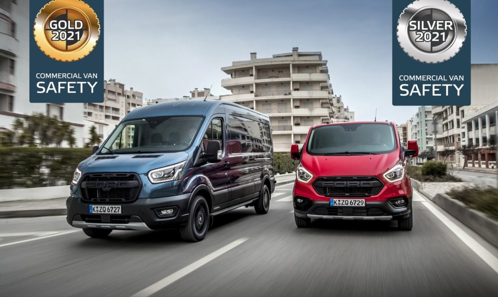 Ford Transit Euro NCAP vertinimai