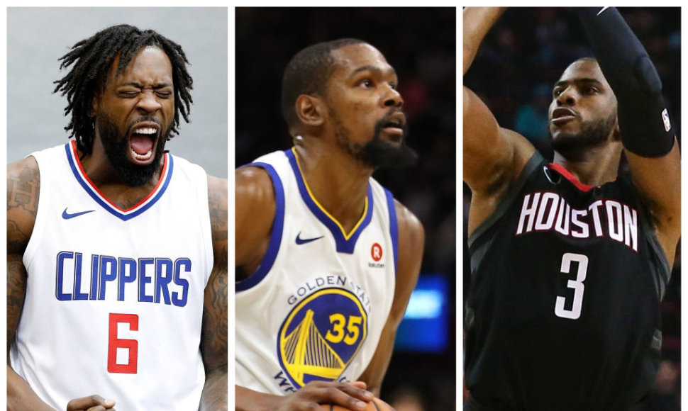 DeAndre Jordanas, Kevinas Durantas ir Chrisas Paulas