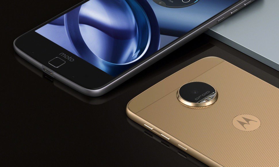 „Motorola“ pristatė modulinius telefonus „Moto Z“ ir „Moto Z Force“