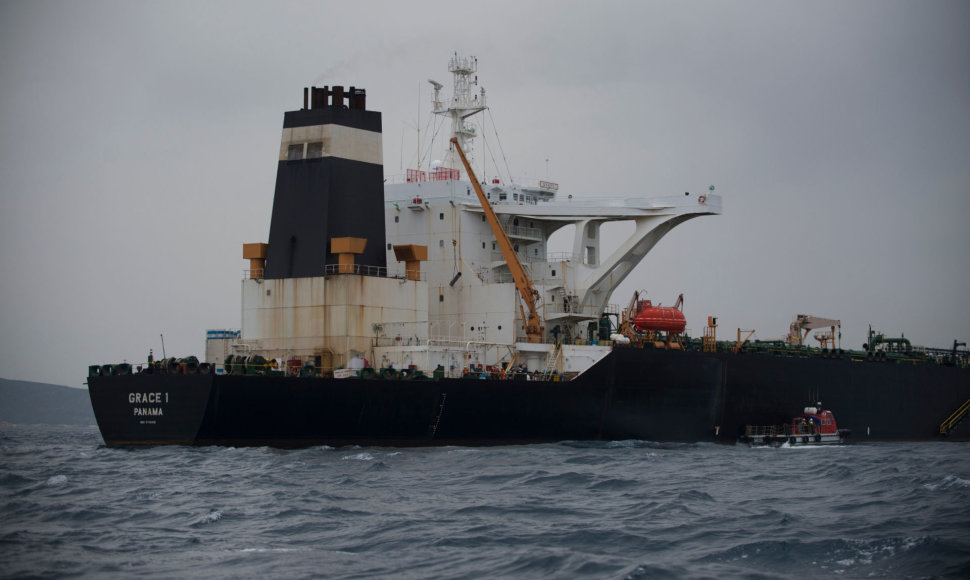 Iraniečių naftą gabenęs tanklaivis „Grace 1“