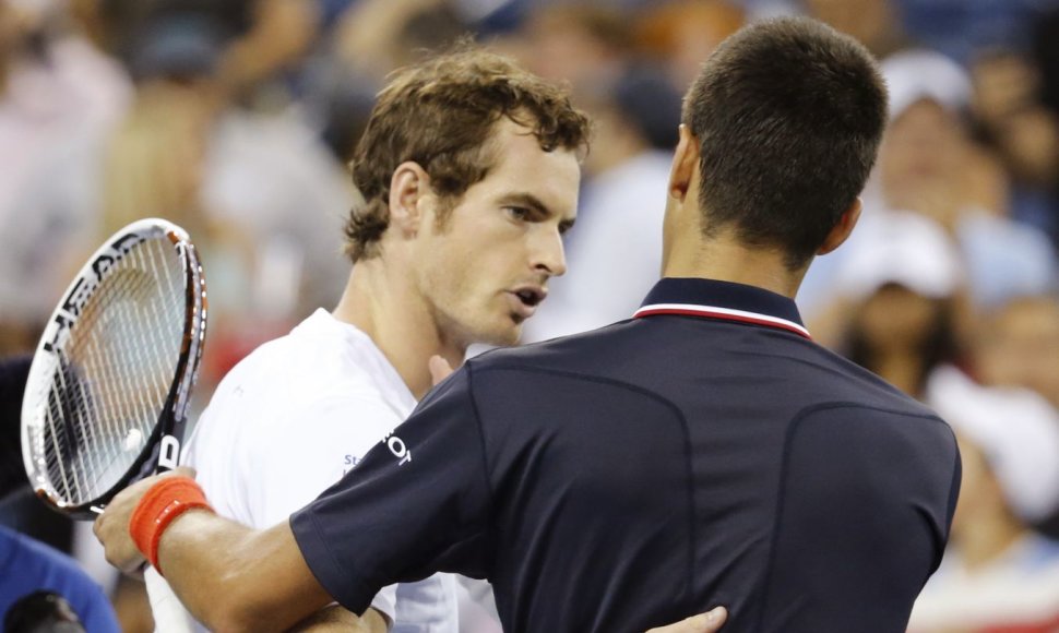 Andy Murray ir Novakas Džokovičius