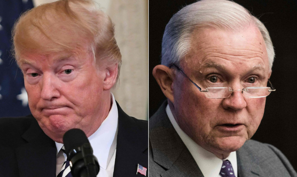 Donaldas Trumpas ir Jeffas Sessionsas