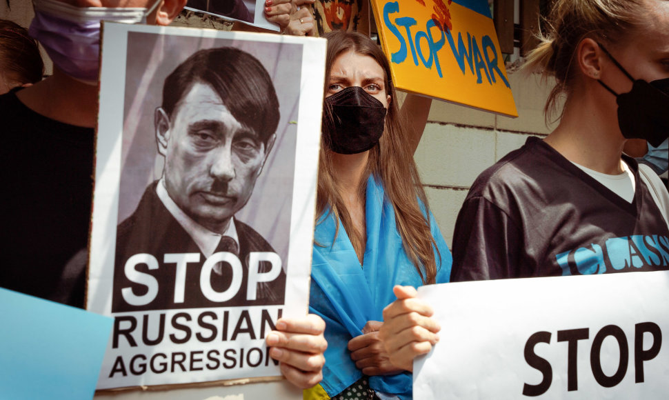 Protestas prieš Rusijos agresiją