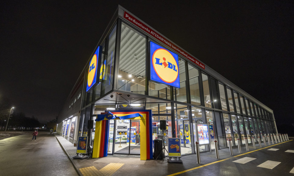 Ketvirtos „Lidl“ parduotuvės Panevėžyje atidarymas 