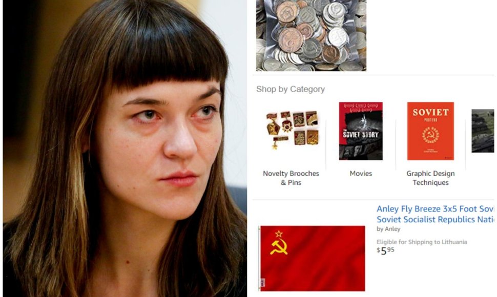 R.Morkūnaitė-Mikulėnienė: „Amazon“ turėtų nepardavinėti prekių su sovietine simbolika