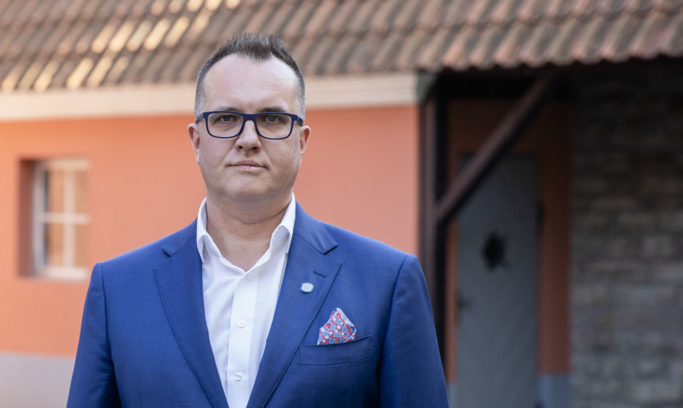 Estijos lietuvių bendruomenės valdybos pirmininkas Vaidas Matulaitis