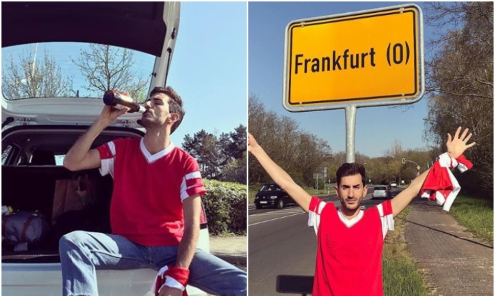 Lisabonos „Benfica“ aistruolis dabar žino, kad Vokietijoje yra du Frankfurtai.