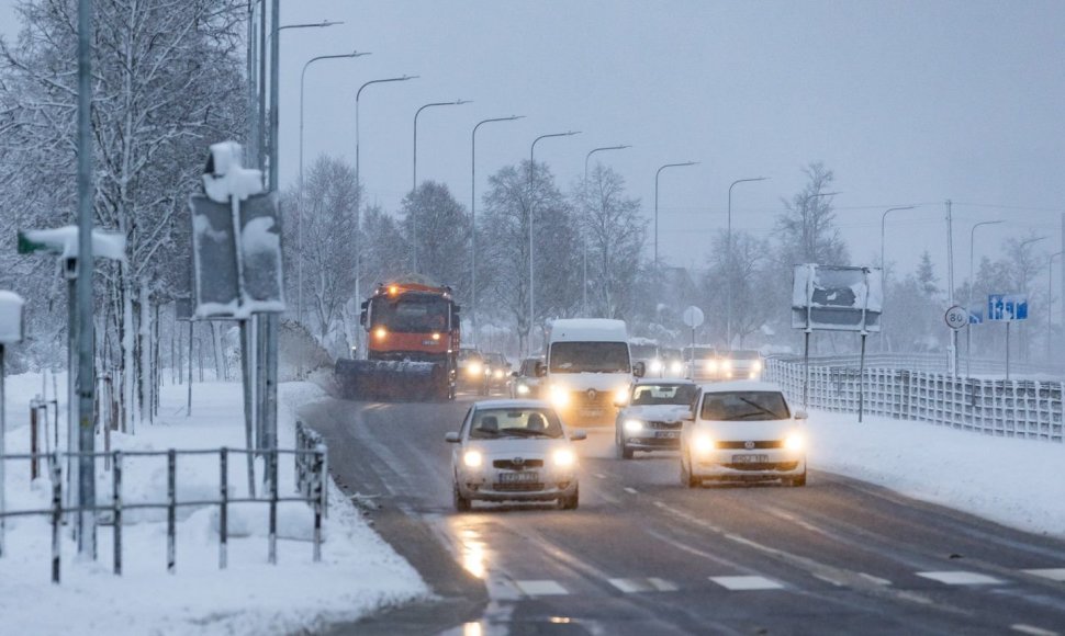 Sniego valymas Vilniuje