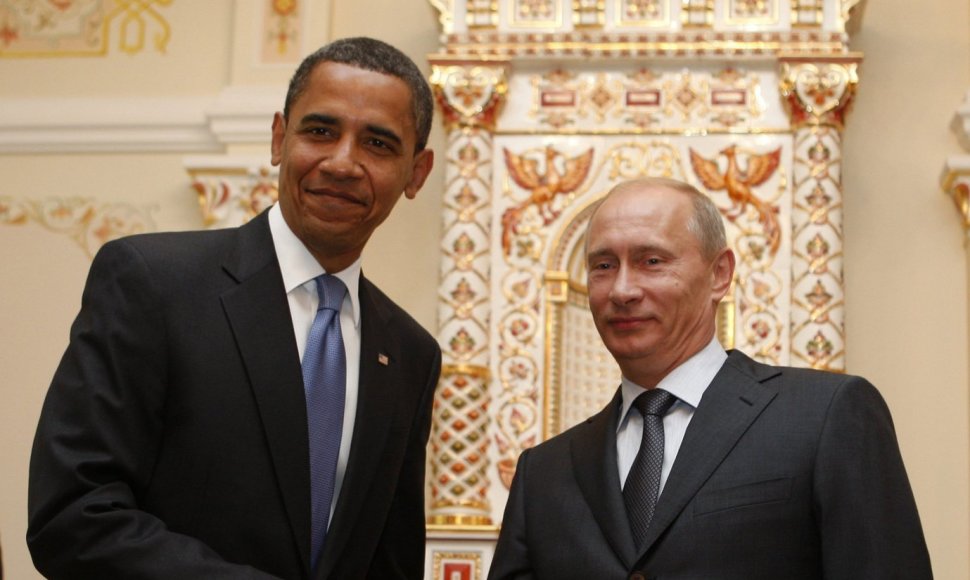Barackas Obama ir Vladimiras Putinas Maskvoje (2009)