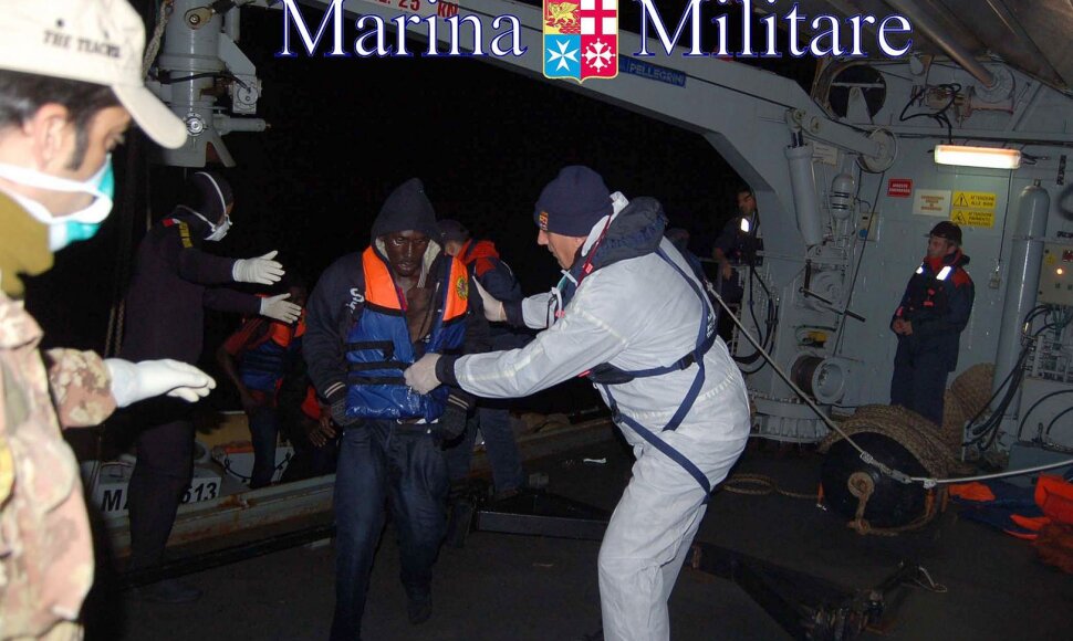 Migrantai Italijoje