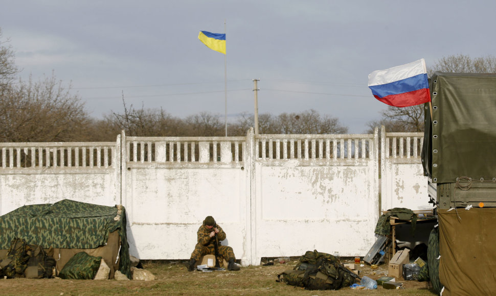 Ukrainos kariai rusų specialiosioms pajėgoms Kryme nesipriešino