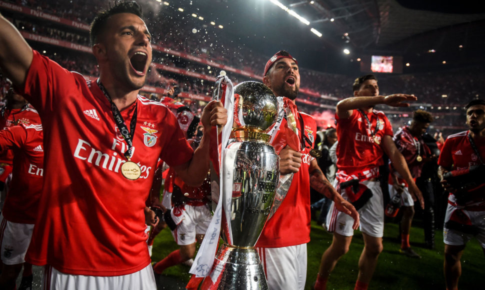 Lisabonos „Benfica“ klubas 37 kartą tapo Portugalijos čempionu.