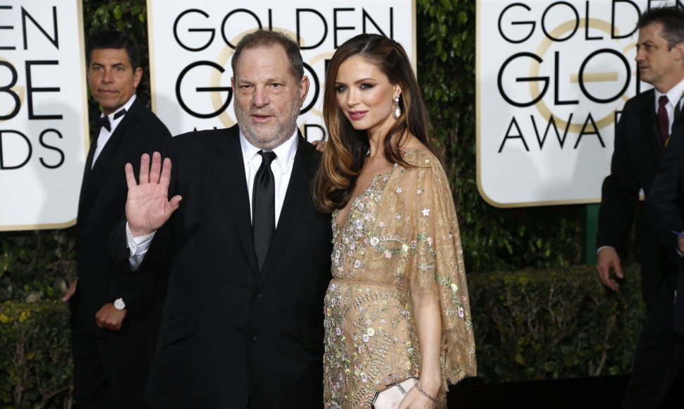 Harvey Weinsteinas su žmona Georgina Chapman