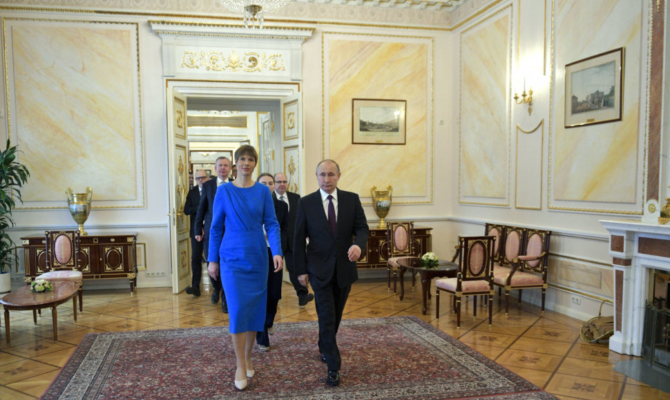 K.Kaljulaid ir V.Putino susitikimas Maskvoje