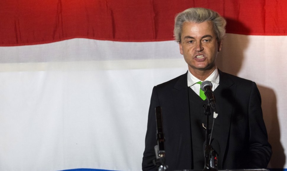 Nyderlandų Laisvės partijos lyderis Geertas Wildersas