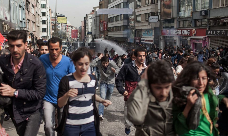 Kurdus palikanti demonstracija Stambule