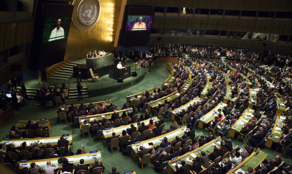 Popiežiaus kalba Jungtinių Tautų Generalinėje Asamblėjoje