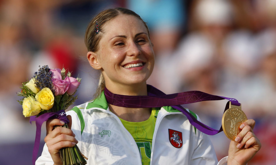 Laura Asadauskaitė Londono olimpinėse žaidynėse iškovojo aukso medalį.