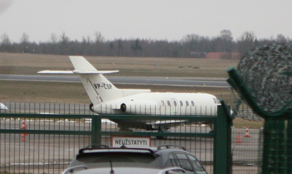 Jevgenijaus Prigožino lėktuvas Vilniuje