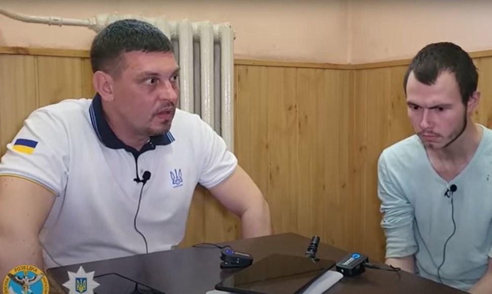 Volodymyras Zolkinas kalbina belaisvį