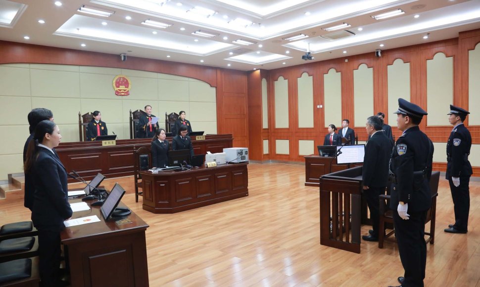 Asociatyvinė iliustracija: teismas Kinijoje
