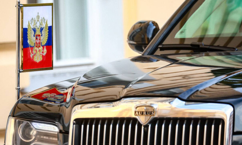Rusijos diplomatų automobilis