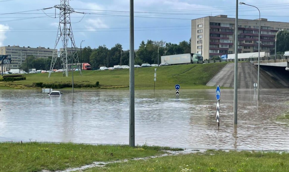 Užlietas Minskas