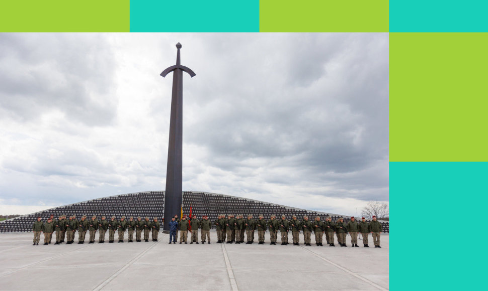 Lietuvos partizanų memorialas Kryžkalnyje, Raseinių r.