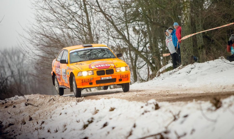 Karolis Raišys „Halls Winter Rally 2015“ varžybose