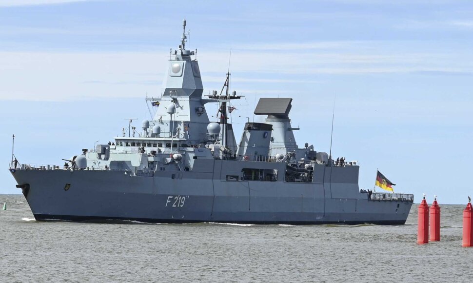 Klaipėdoje lankosi NATO Nuolatinės parengties grupės laivas &bdquo;Sachsen&ldquo;
