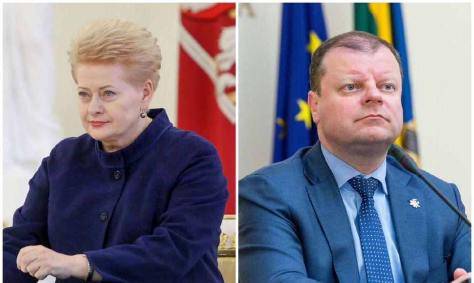 Dalia Grybauskaitė ir Saulius Skvernelis