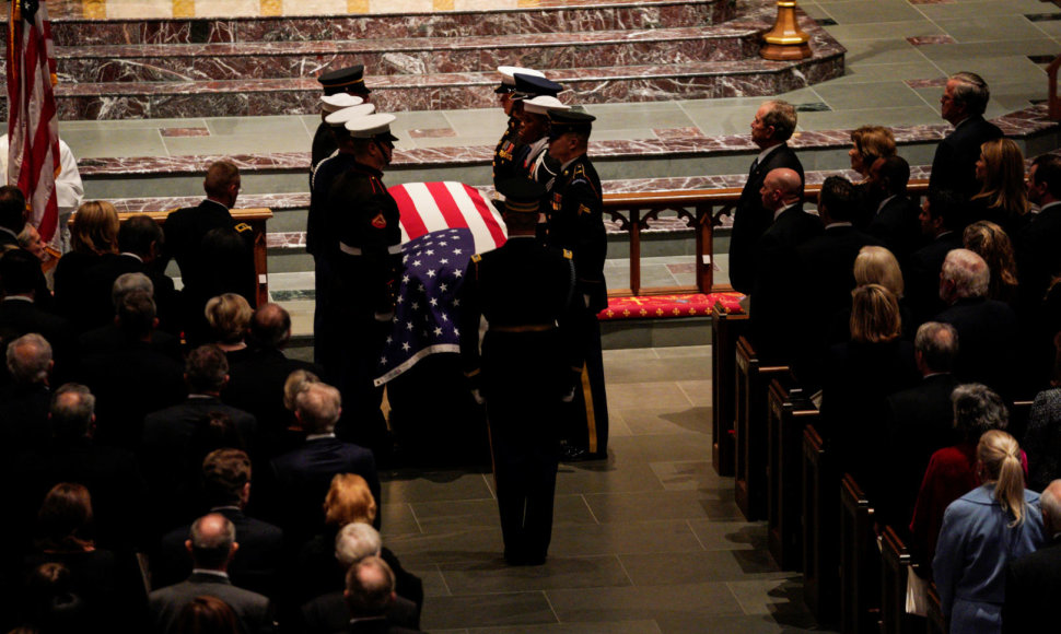 Buvusio JAV prezidento George'o H.W.Busho laidotuvių pamaldos