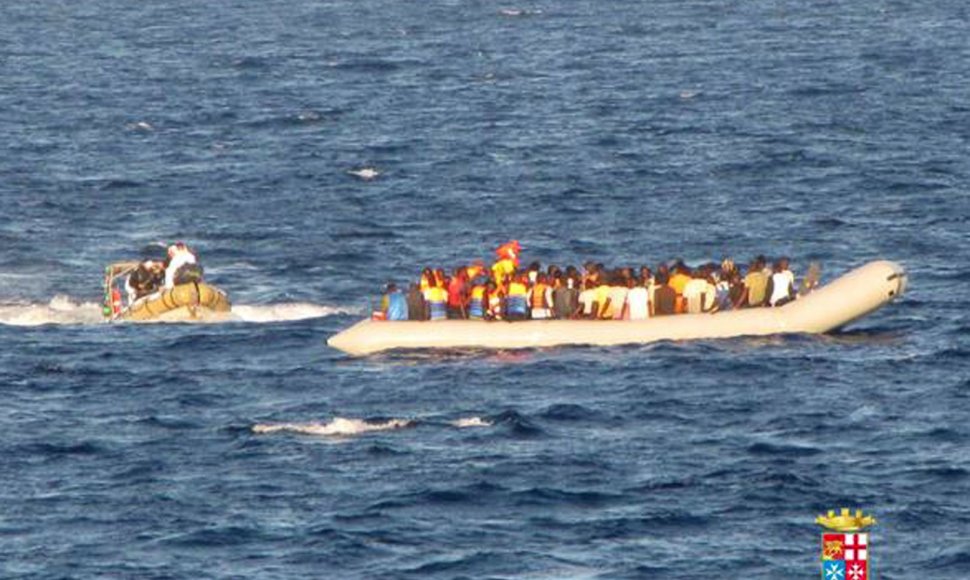 Viduržemio jūroje dažnai nuskęsta pabėgėlių iš Afrikos šalių laivai