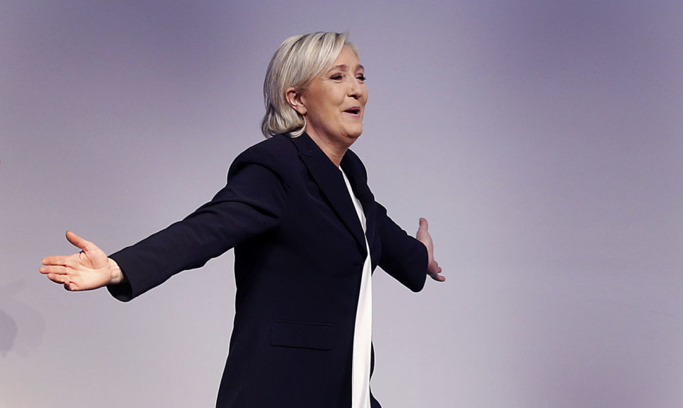 NF vadovė Marine Le Pen