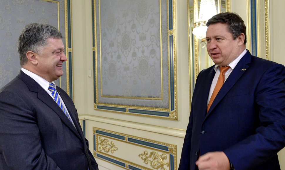 Krašto apsaugos ministras Raimundas Karoblis lankosi Kijeve