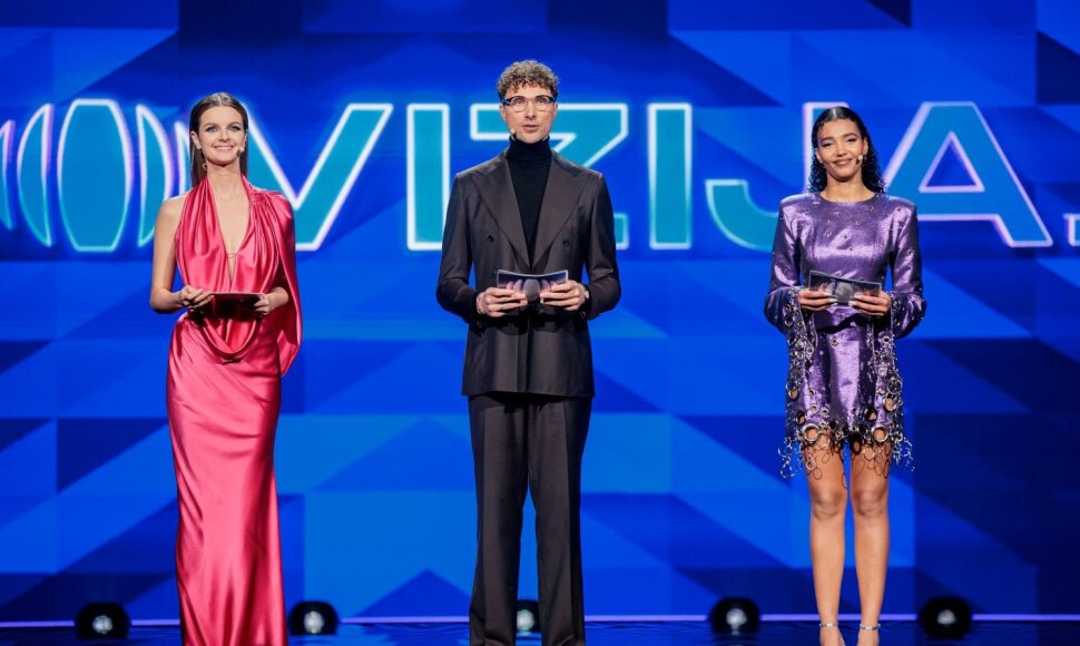 „Eurovizijos“ filmavimo akimirka
