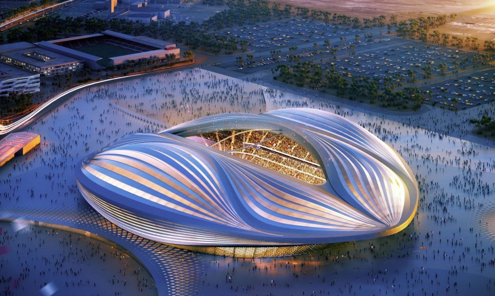 Katare pasaulio futbolo čempionatui 2022-aisiais planuojamas pastatyti stadionas