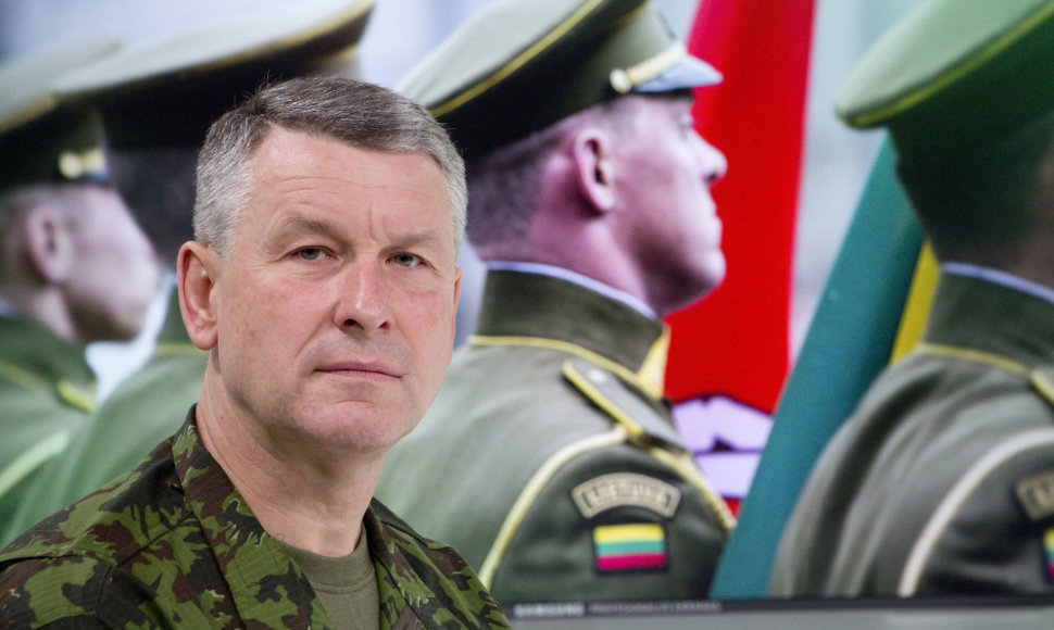 Lietuvos kariuomenės vadas generolas majoras Valdemaras Rupšys