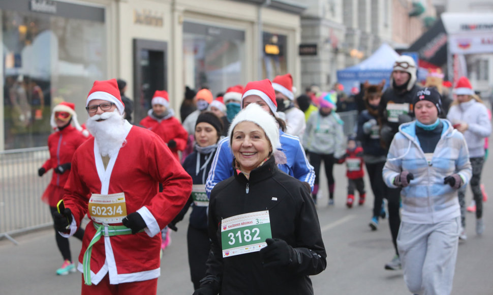 Vilniaus gatvėse – Kalėdinis bėgimas