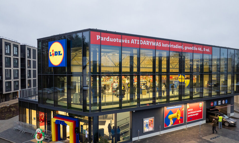 &bdquo;Lidl&ldquo; parduotuvės atidarymas Visoriuose, Vilniuje 