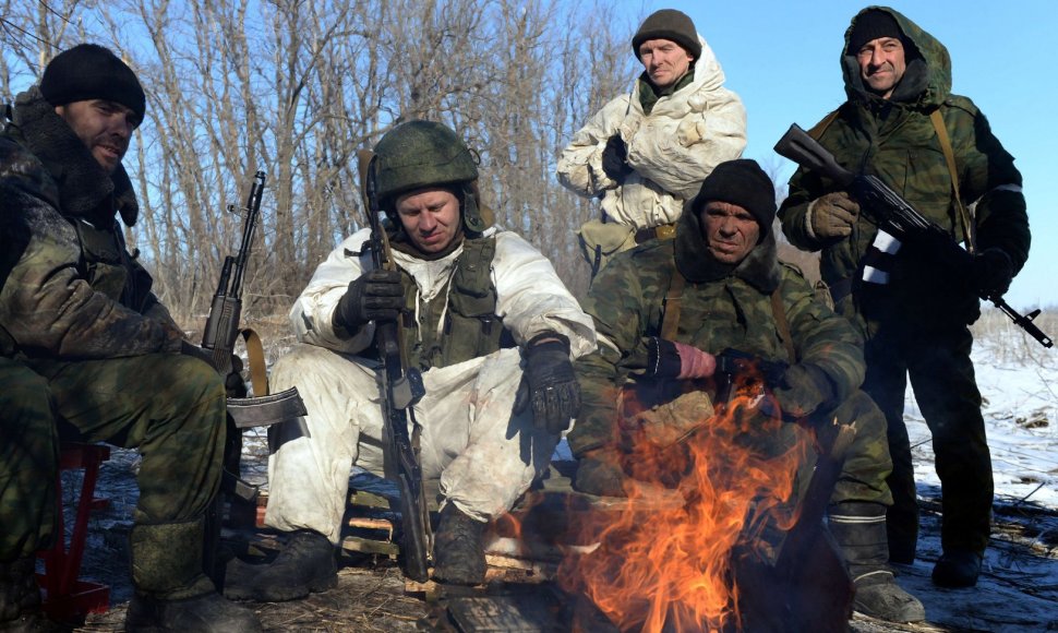 Rusijos remiami teroristai netoli Debalcevės 