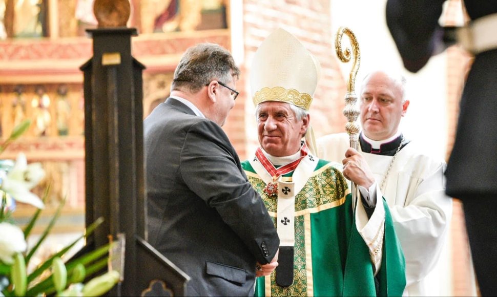 Linas Linkevičius Lenkijoje dalyvavo iškilmingame 85-ųjų S.Dariaus ir S.Girėno skrydžio metinių minėjime 