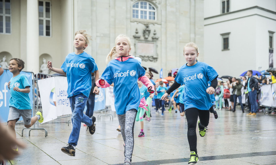 Jubiliejų švenčianti „Unicef Lietuva“ vaikų bėgimu sujungs net 5 miestus