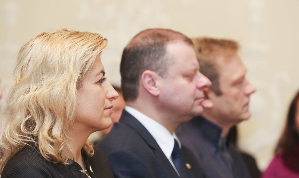 Ministras pirmininkas Saulius Skvernelis pristatė naująjį ministrą Kultūros ministerijoje 