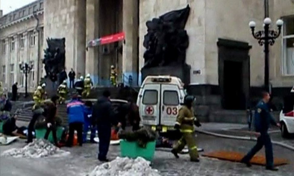 Volgogrado geležinkelio stotyje įvykdytas teroro išpuolis.