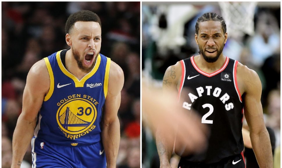 Stephenas Curry ir Kawhi Leonardas