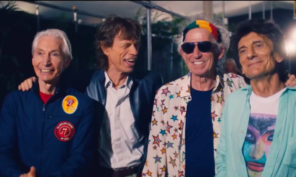 Kadras iš filmo „Rolling Stones turas po Lotynų Ameriką“