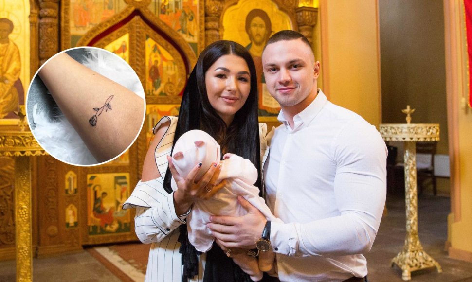 Sofio Gelašvili-Niūniavės nauja tatuiruotė skirta dukra