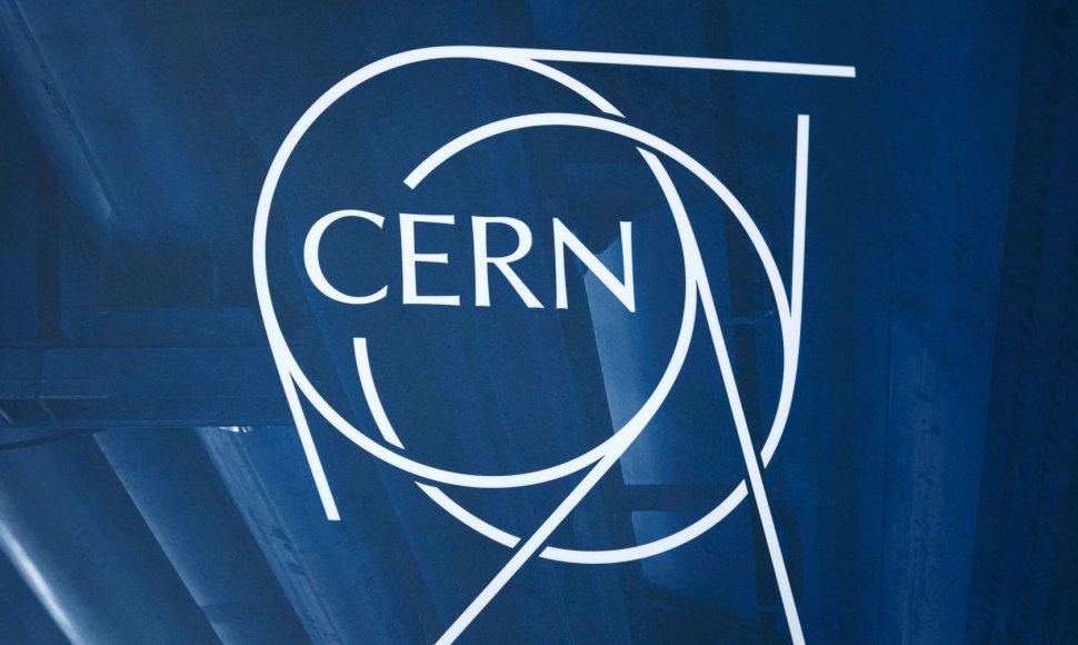 Europos branduolinių tyrimų organizacija (CERN) logotipas