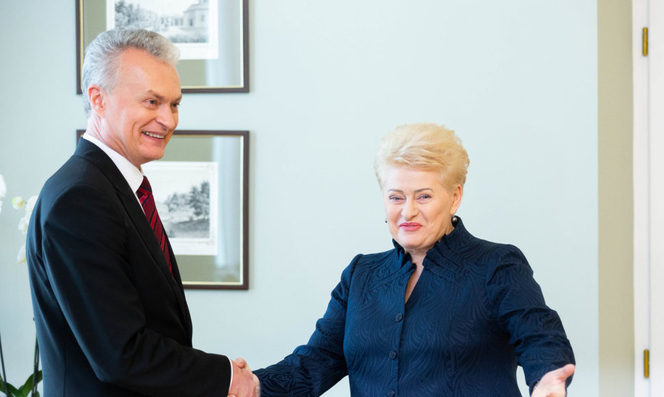 Gitanas Nausėda ir Dalia Grybauskaitė